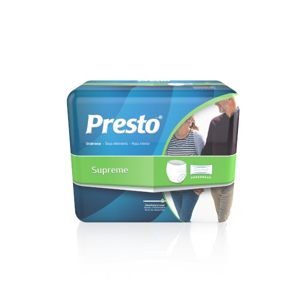 Presto Discreet Underwear, Medium, 32" - 44" - Replaces PRTAUB24020