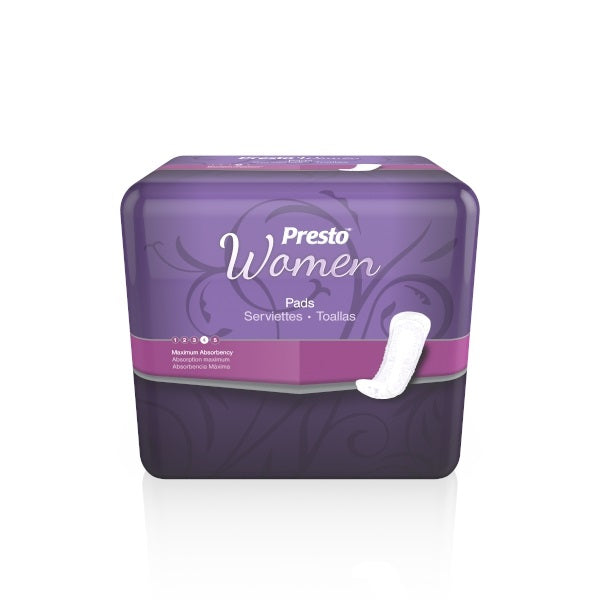 Presto Pads, Maximum Long Absorbency, 14" Long, PK/39