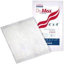 DryMax Blue Bordered Super Absorbent Dressing, 4" x 4" with 2" x 2" Pad