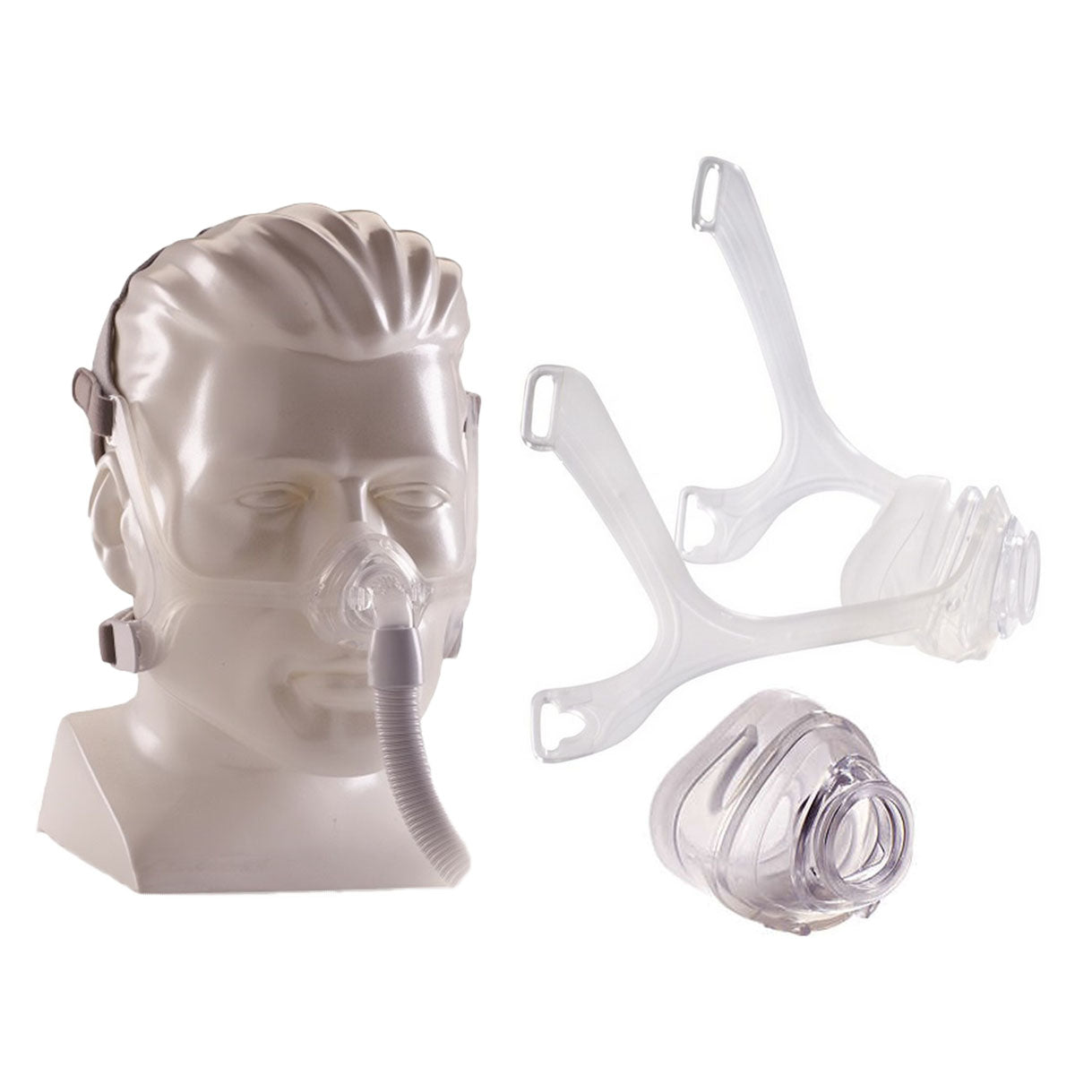 Wisp Nasal Mask with Clear Frame and Headgear, Small/Medium