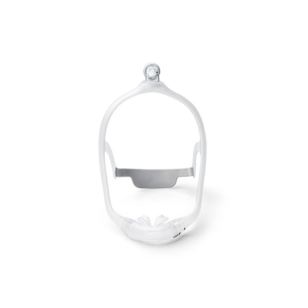 Respironics DreamWear Silicone Pillow, Medium Wide Cushion with Large Frame and Headgear