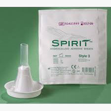 Spirit Style 3 Hydrocolloid Sheath Male External Catheter, X-Large 41 mm