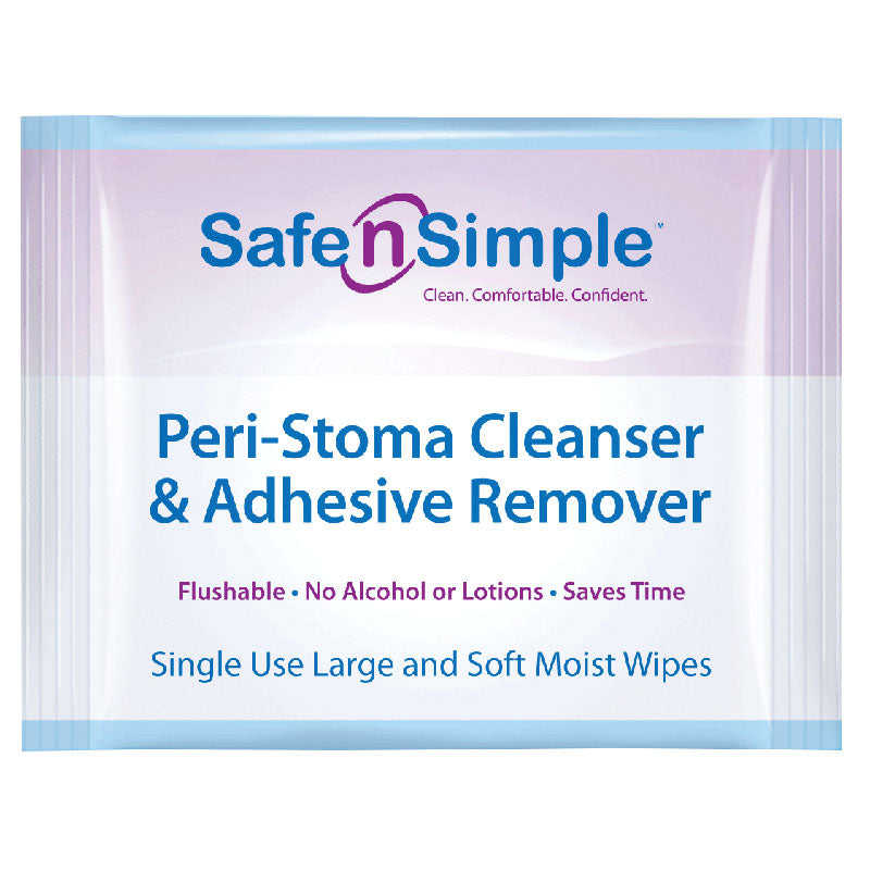 Peri-Stoma Adhesive Remover Wipe, 5/Package