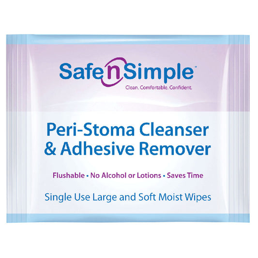 Peri-Stoma Adhesive Remover Wipe, 5/Package