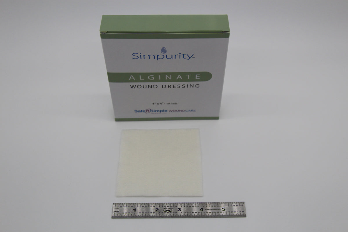 Simpurity Alginate 4 x 4 pad, EA/1