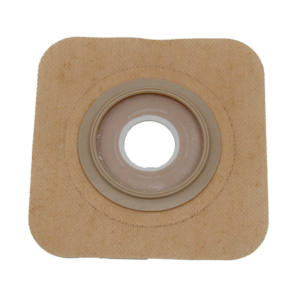 Safe N Simple 4-1/4" x 4-1/4" 2-Piece Wafer, Standard Wear, with Tape Collar, Beige, 50 mm, 2" Flange, 1" Precut Stoma Opening-- REPLACES RRSNS7325134