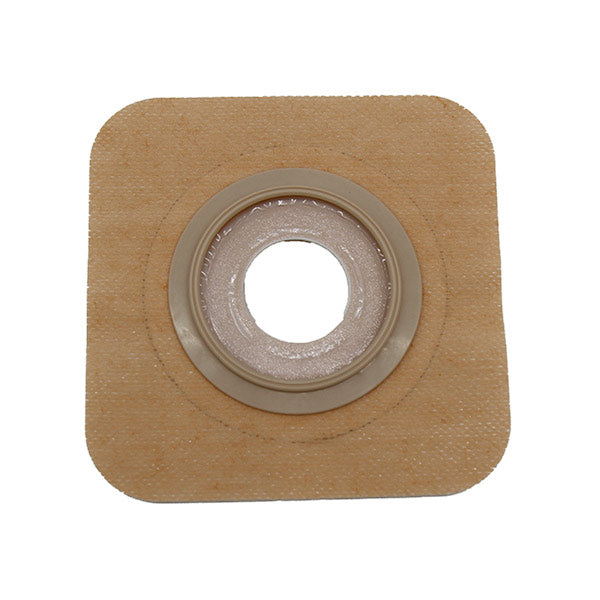 Safe N Simple 4-1/4" x 4-1/4" 2-Piece Wafer, Standard Wear, with Tape Collar, Beige, 50 mm, 2" Flange, 1-1/8" Precut Stoma Opening-- REPLACES RRSNS7329134