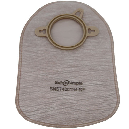 Safe N Simple 8" Closed 2-Piece Pouch, Beige, 50 mm, 2" Flange, with Belt Tabs-- REPLACES RRSNS7400134