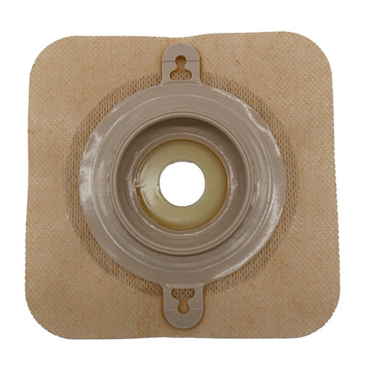 Safe N Simple 5" x 5" 2-Piece Wafer, Extended Wear, Convex, with Tape Collar, Beige, 50 mm, 2" Flange, 3/4" Precut Stoma Opening-- REPLACES RRSNS7819134