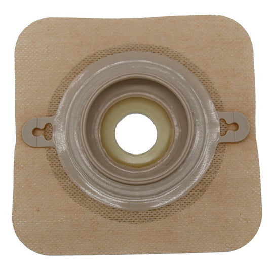 Safe N Simple 5" x 5" 2-Piece Wafer, Extended Wear, Convex, with Tape Collar, Beige, 50 mm, 2" Flange, 7/8" Precut Stoma Opening-- REPLACES RRSNS7822134