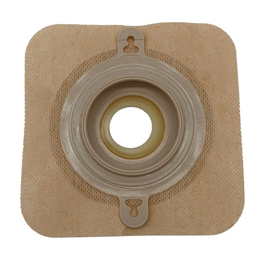 Safe N Simple 5" x 5" 2-Piece Wafer, Extended Wear, Convex, with Tape Collar, Beige, 50 mm, 2" Flange, 1" Precut Stoma Opening-- REPLACES RRSNS7825134