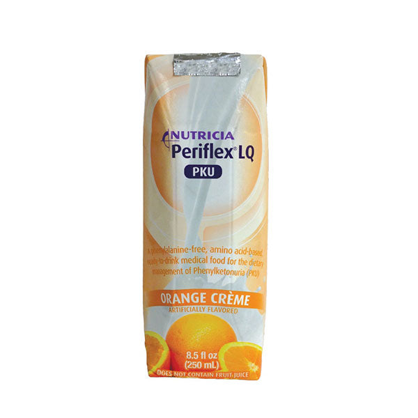 Periflex LQ Metabolic Product Drink 250 mL Tetra Pak, Orange, EA/1