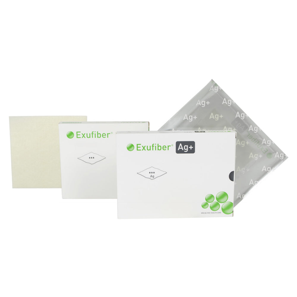 Exufber Ag+ Antimicrobial Gelling Fiber Dressing, 0.8" x 17.7", EA/1
