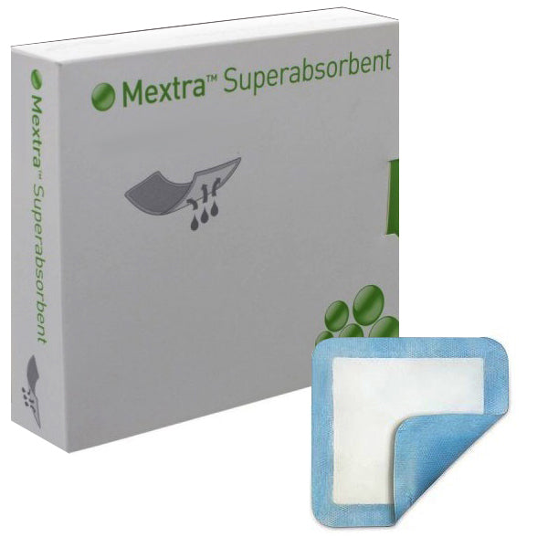 Mextra Superabsorbent Dressing, 5" x 5", EA/1
