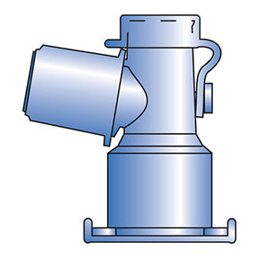 Smiths Medical ASD, Inc. Pneupac Sterile Fiber-Optic Bronchoscope Dual-Axis Swivel Adapter