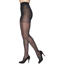 783P Style Sheer Pantyhose, 30-40mmHg, Women's, Small, Short, Black