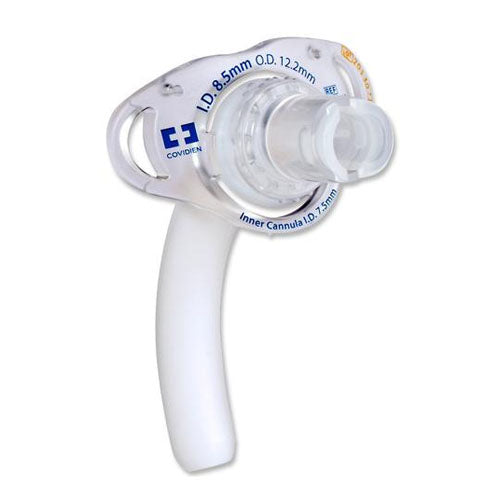 Shiley Flexible Adult Tracheostomy Tube with Reusable Inner Cannula, Cuffless, Size 8