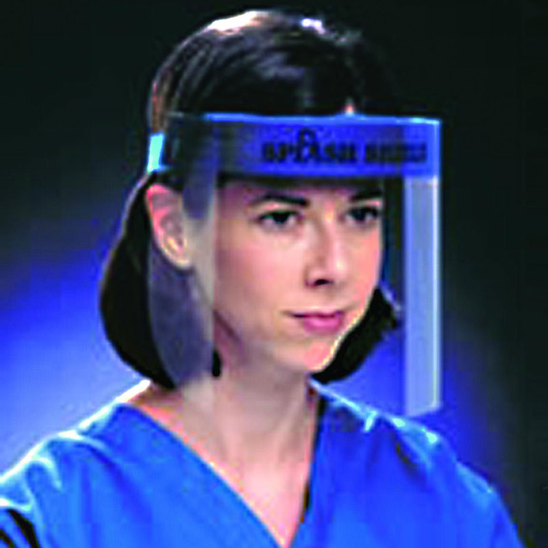 Full Face Shield, 7-1/2", 13" Impenetrable Foam Barrier