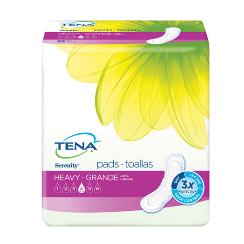 TENA Sensitive Care Maximum, Long Pad, 15"