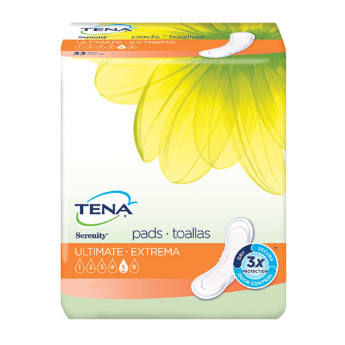 TENA Sensitive Care Ultimate Absorbency Economy Pads, 16"