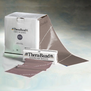 THERA-BAND Professional Resistance Band, Tan/Extra Thin, 50 Yard Dispenser Box, BX/1