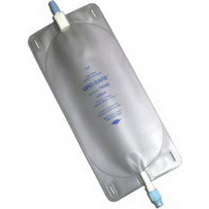 Uro-Safe Vinyl Leg Bag with Twist Drain Valve, Medium 18 fl oz.