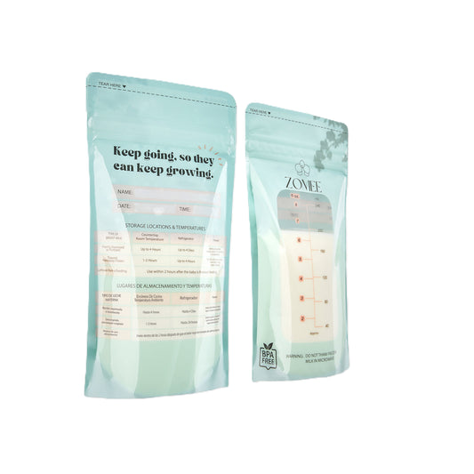 Zomee Milk Storage Bags, 100 Count