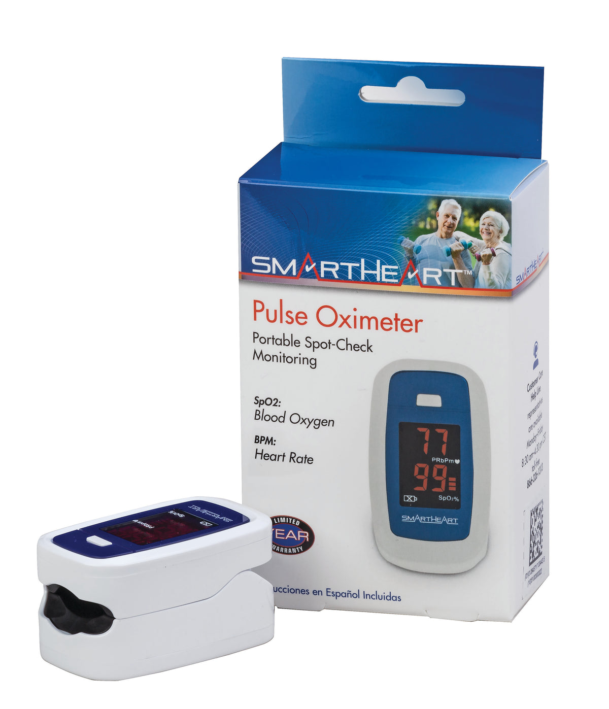 SmartHeart Economy Pulse Oximeter, EA/1