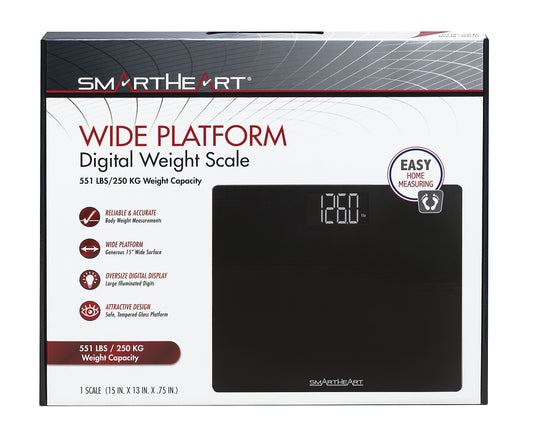SmartHeart Wide Platform Digital Weight Scale