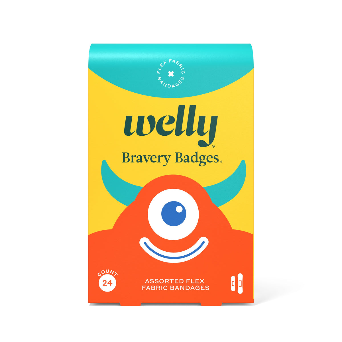 Welly Health Kids Monster Assorted, 24 ct