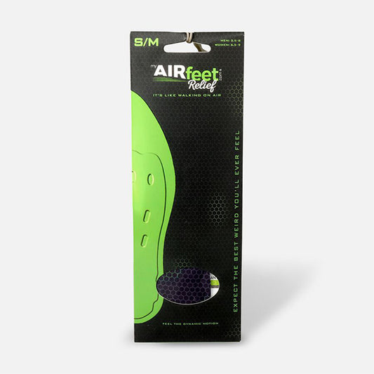 AIRfeet Relief Insoles for foot pain, Small/Medium