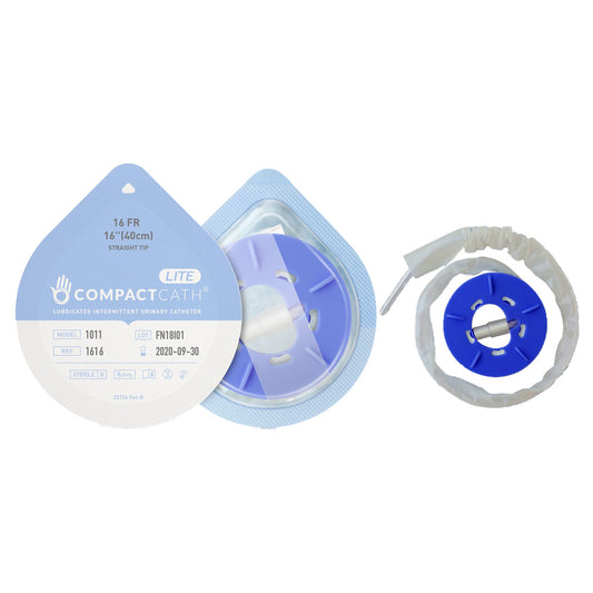CompactCath LITE Urethral Catheter, 16 FR, 16"