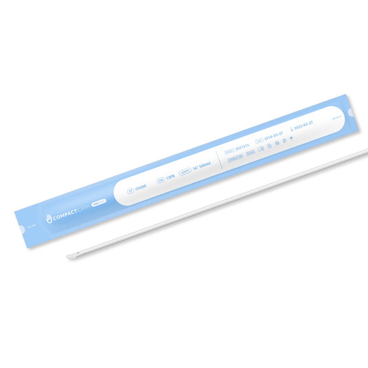 OneCath Intermittent Urinary Catheter, Coude Tip, 10 FR, 16"
